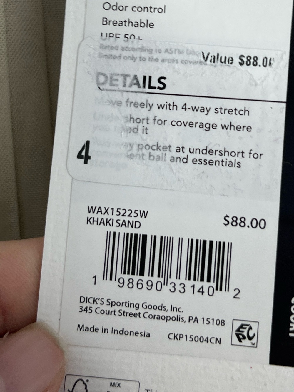 Calia Womens High Rise Skort Size Medium - Picture 5 of 9